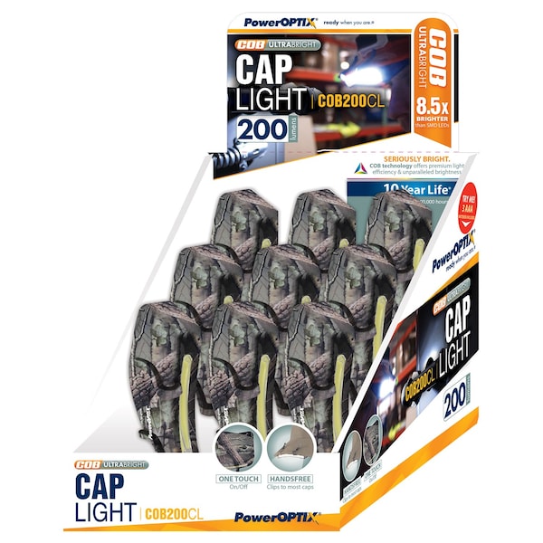 Cap Light COB LED Camo